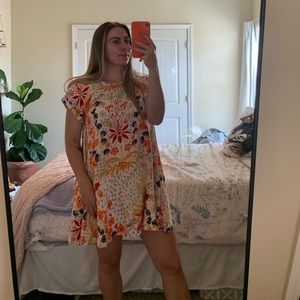 Free People Strawberry Fields Mini Dress